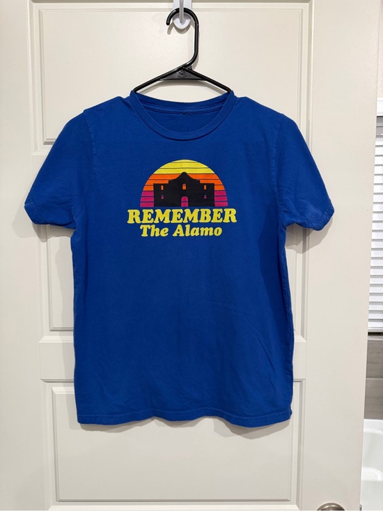 Source Unknown Other - 🔥5 for $25 Remember The Alamo Boys XL Graphic Tee San Antonio Texas Souvenir Blu